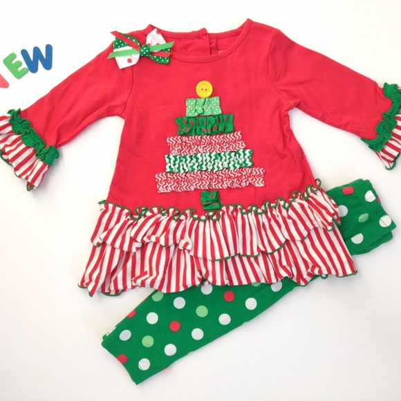 Other - ✨NWT✨Girls Christmas Tree leggings